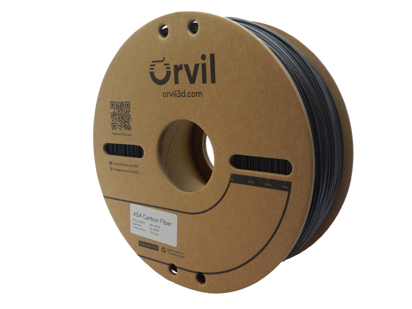 Orvil3d Carbon Fiber ASA (C grade stock)